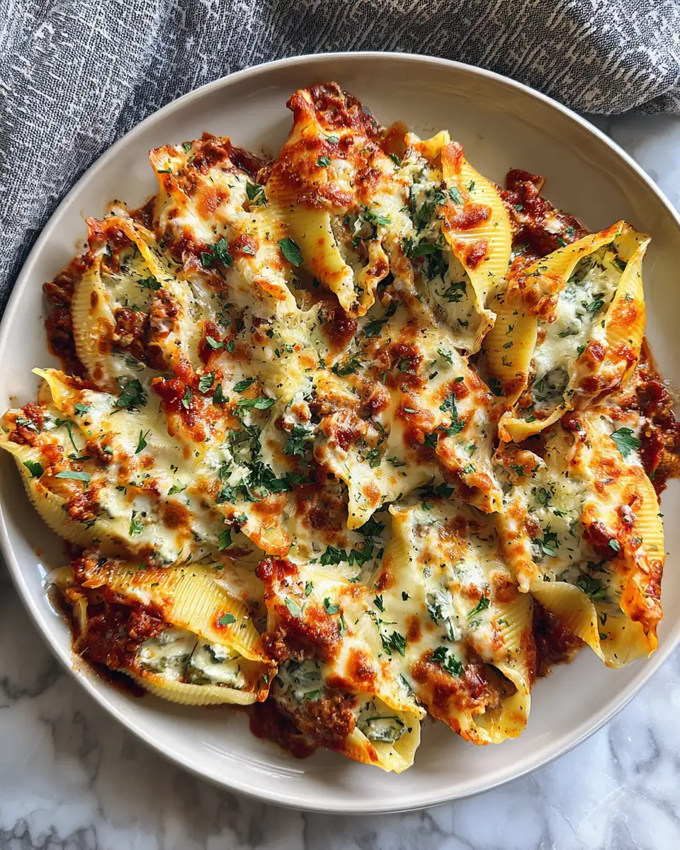 Irresistibly Creamy Ricotta Beef Stuffed Shells for a Comforting Feast 6 Final dish - Irresistibly Creamy Ricotta Beef Stuffed Shells for a Comforting Feast