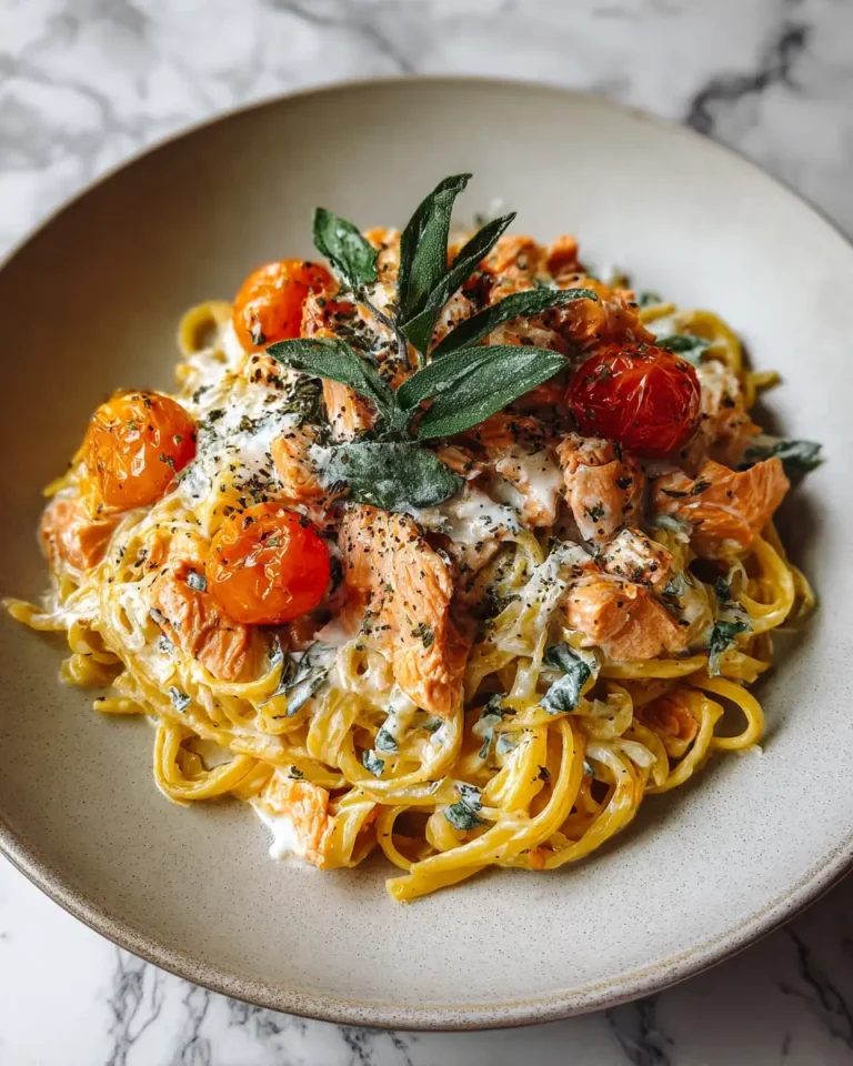Dreamy Creamy Salmon Pasta Delight - Featured Image
