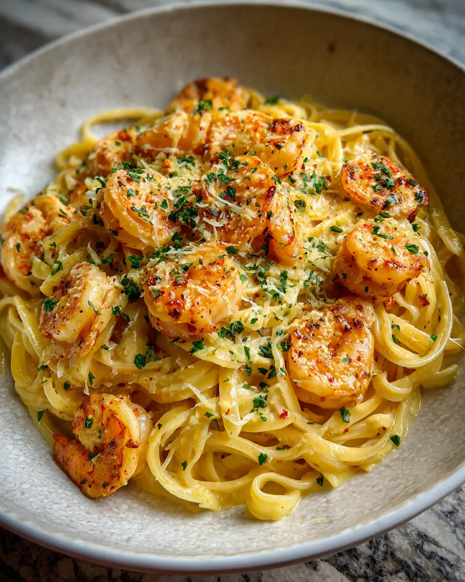 Irresistibly Creamy Shrimp Linguine: A Pasta Lover's Dream 6 Final dish - Irresistibly Creamy Shrimp Linguine: A Pasta Lover's Dream