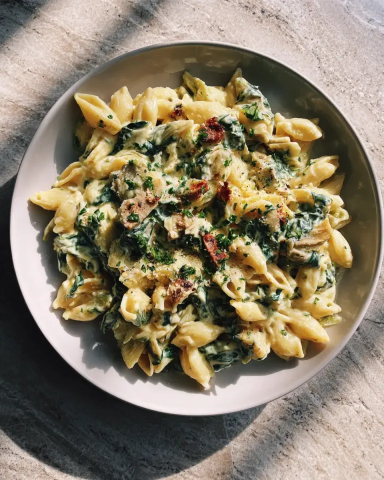 Decadent Delights: Dive into Creamy Spinach Artichoke Pasta - Featured Image