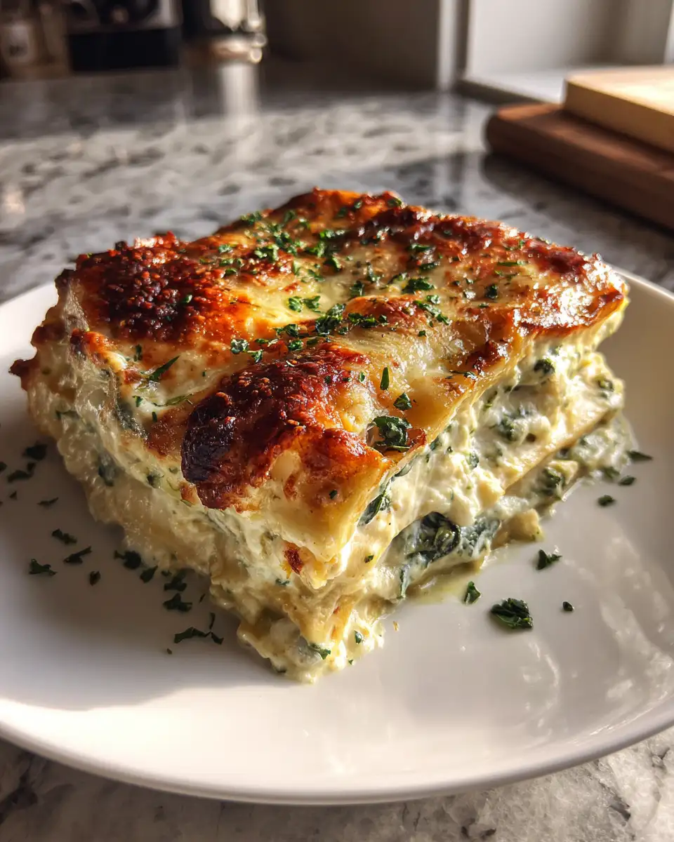 Irresistibly Delicious: Discover the Magic of Creamy Spinach Ricotta Lasagna 6 Final dish - Irresistibly Delicious: Discover the Magic of Creamy Spinach Ricotta Lasagna