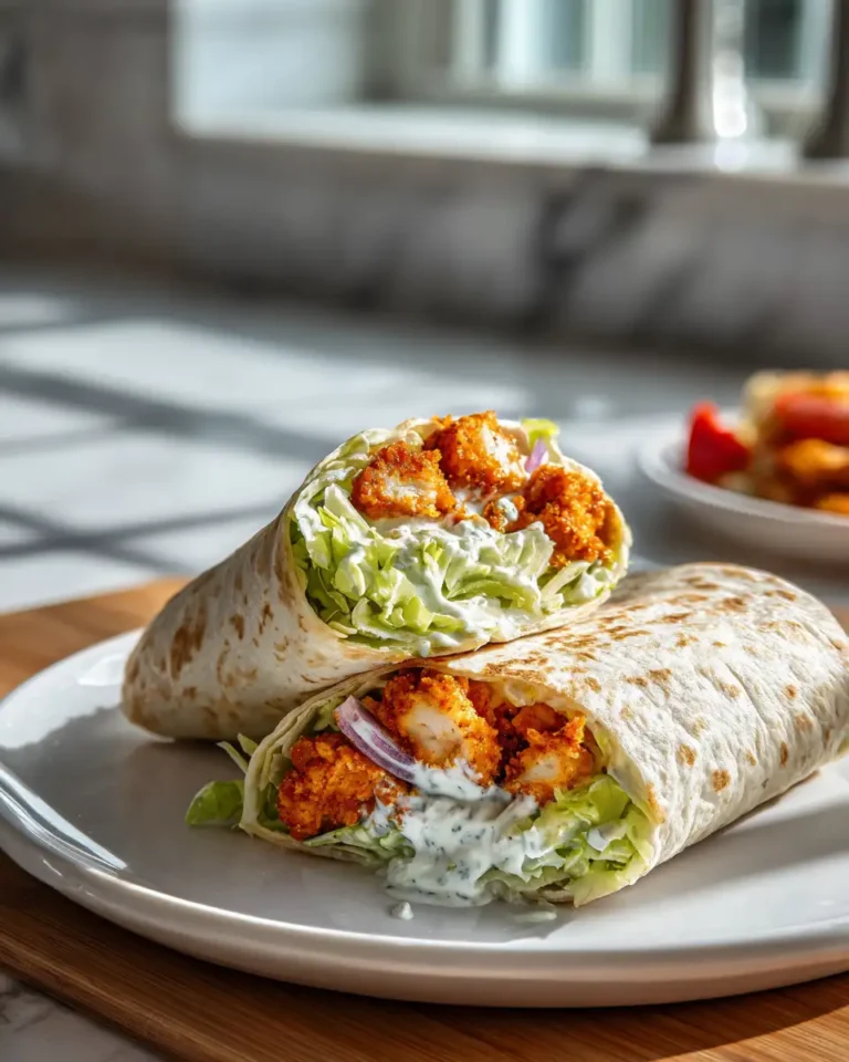 Crunch into Flavor: The Ultimate Crispy Chicken Ranch Wrap Experience - Featured Image