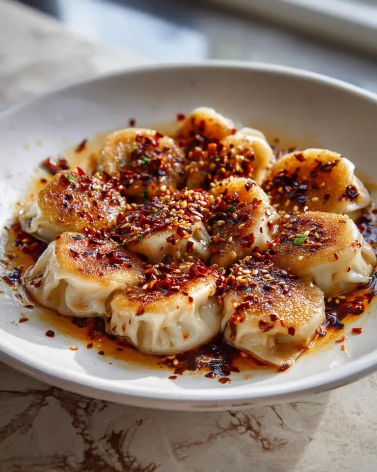 Crispy Chili Oil Dumplings: A Fiery Bite of Flavor - Featured Image