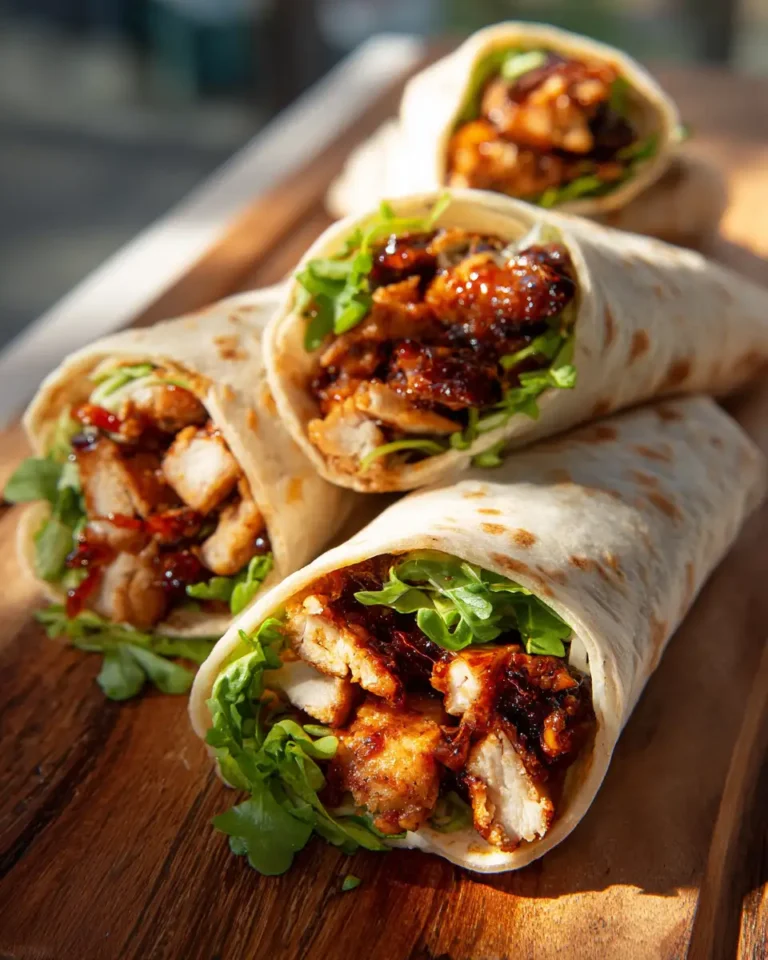 Sizzling Crispy Hot Honey Chicken Wraps That Will Spice Up Your Meal - Featured Image