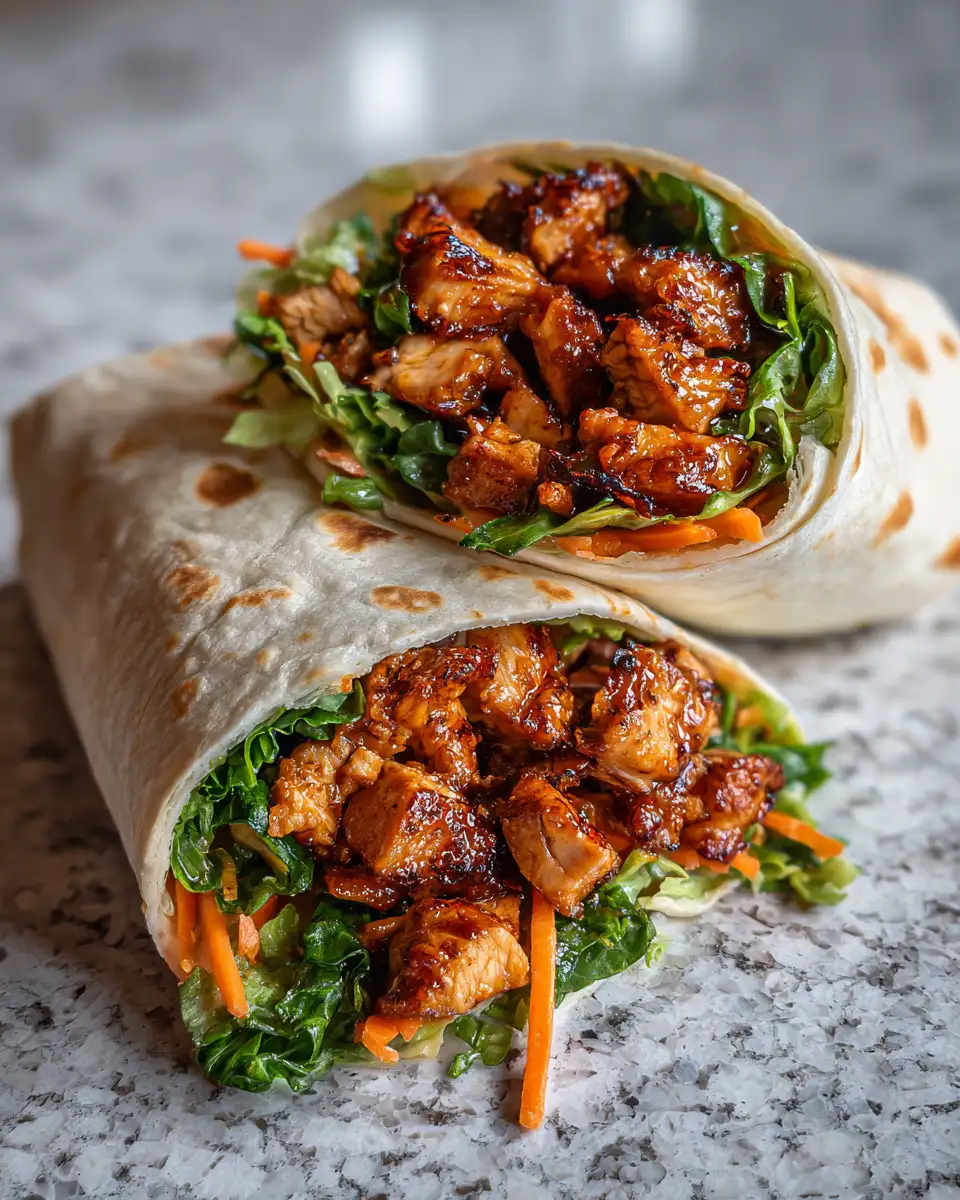 Sizzling Crispy Hot Honey Chicken Wraps That Will Spice Up Your Meal 6 Final dish - Sizzling Crispy Hot Honey Chicken Wraps That Will Spice Up Your Meal