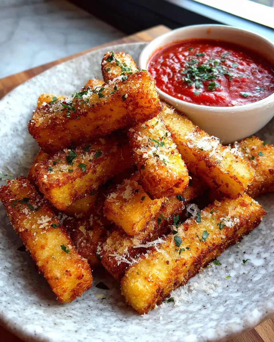 Golden Delight: Crispy Parmesan Polenta Fries to Savor - Featured Image