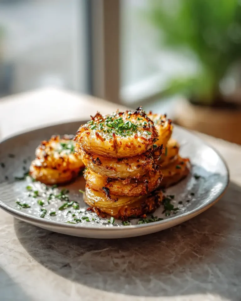 Irresistibly Crispy Parmesan Potato Stacks for the Perfect Side Dish - Featured Image