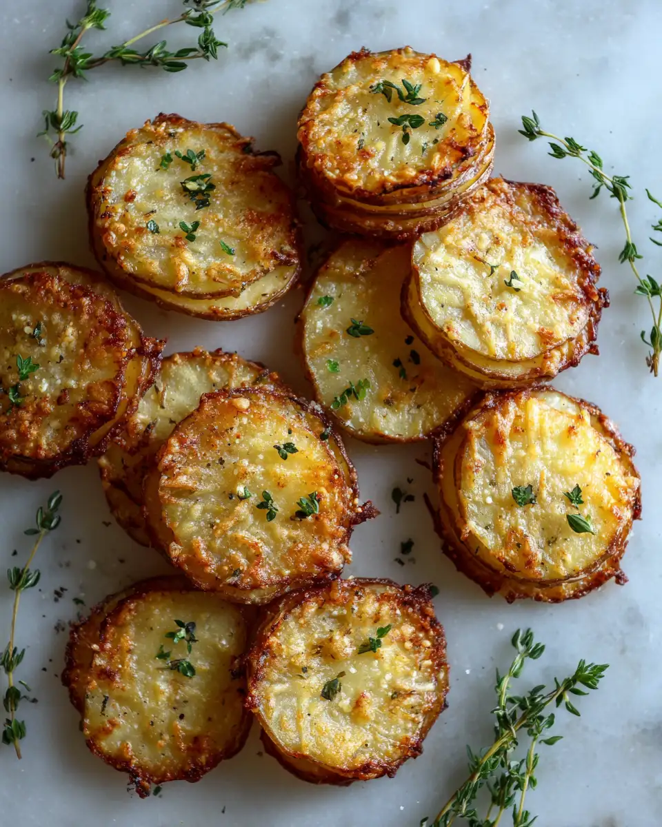 Ingredients for Irresistibly Crispy Parmesan Potato Stacks for the Perfect Side Dish