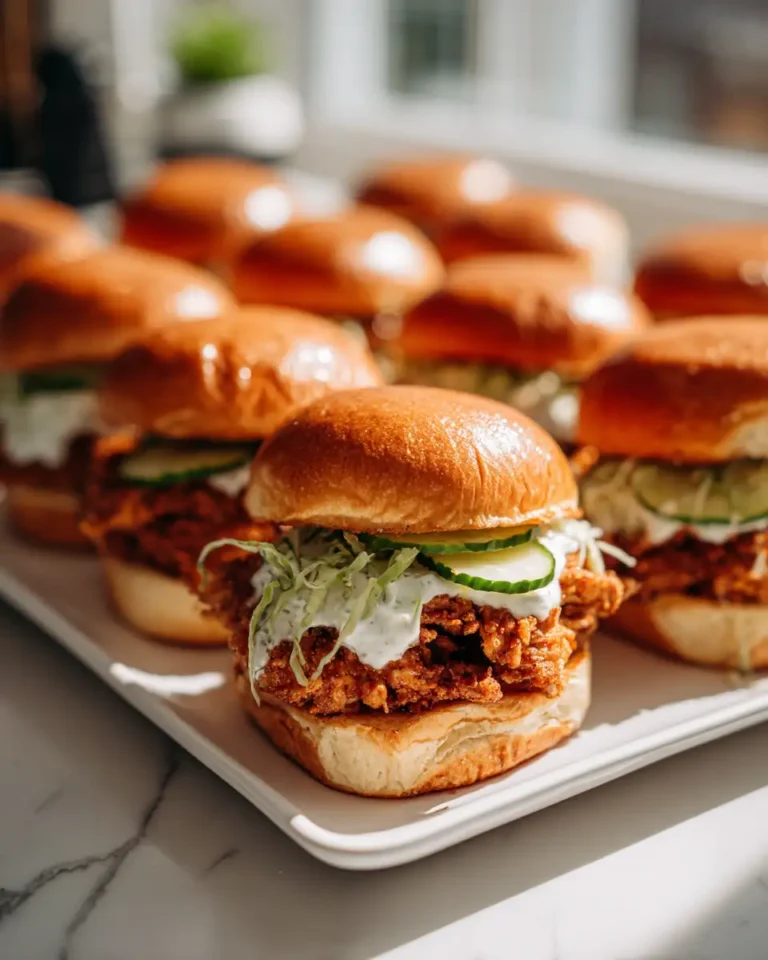 Irresistibly Crunchy: Dive into Crispy Ranch Chicken Sliders - Featured Image