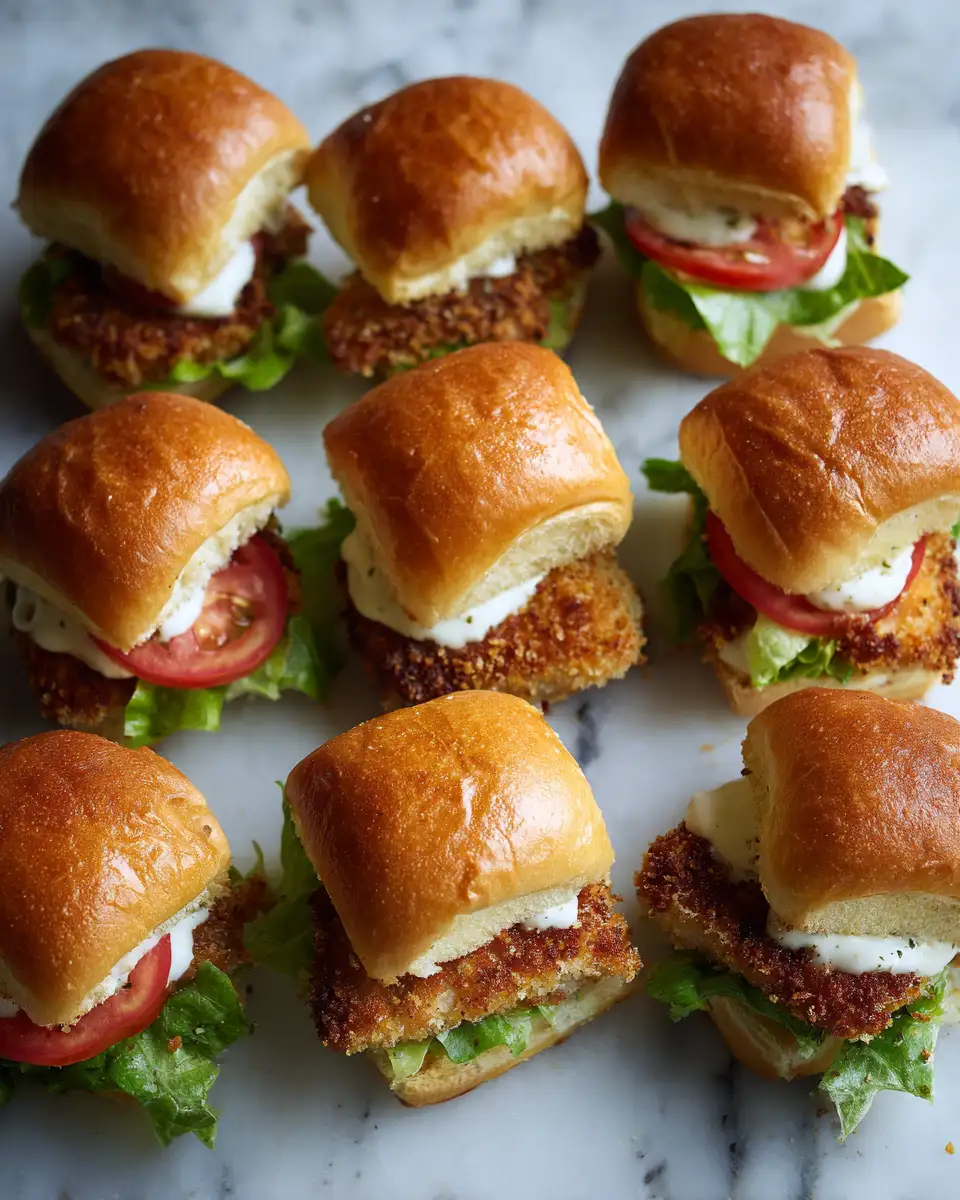 Irresistibly Crunchy: Dive into Crispy Ranch Chicken Sliders 4 Ingredients for Irresistibly Crunchy: Dive into Crispy Ranch Chicken Sliders