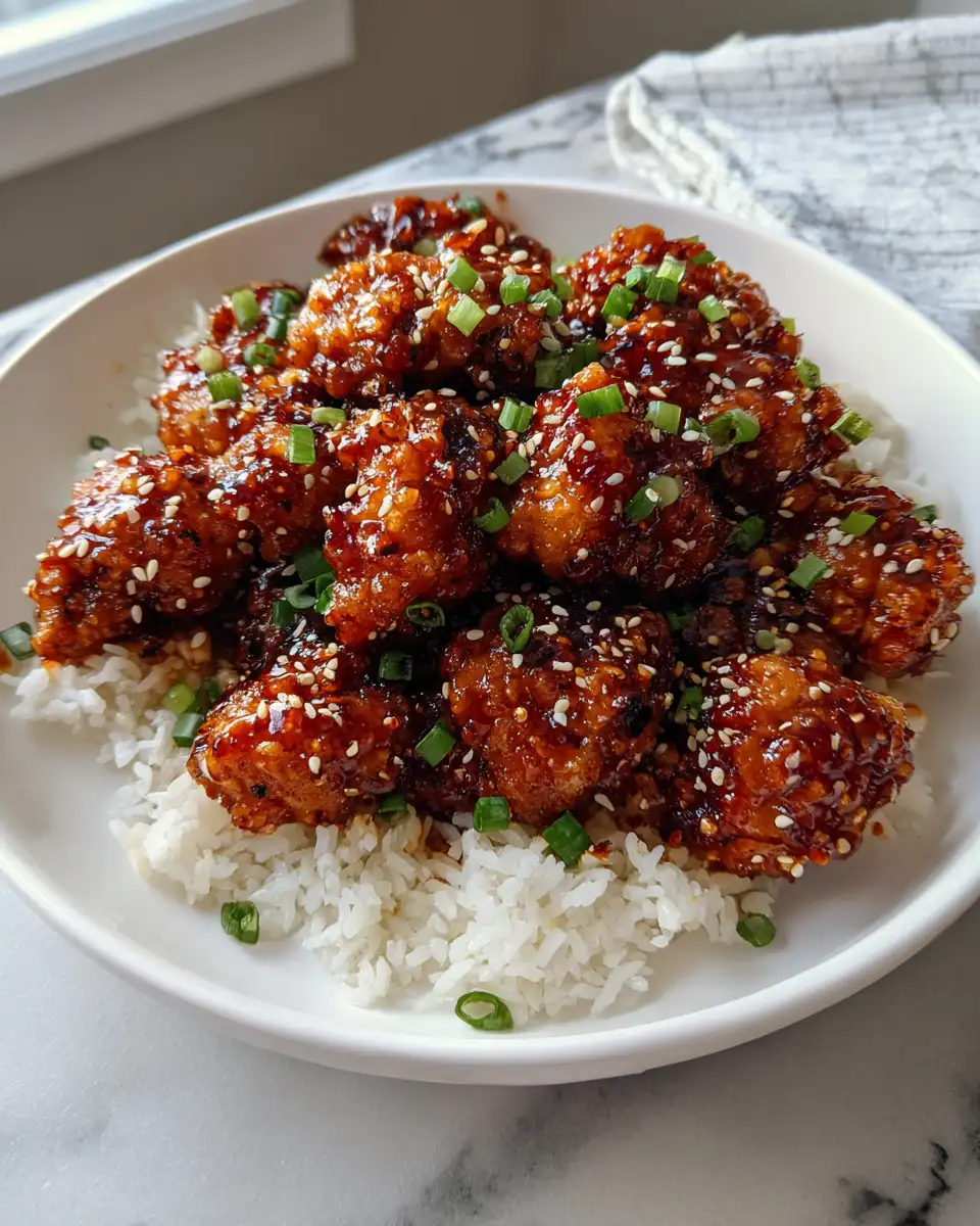 Slow Cooker Sensation Discover the Ultimate Crockpot General Tsos Chicken Recipe 6 Final dish - Slow Cooker Sensation Discover the Ultimate Crockpot General Tsos Chicken Recipe