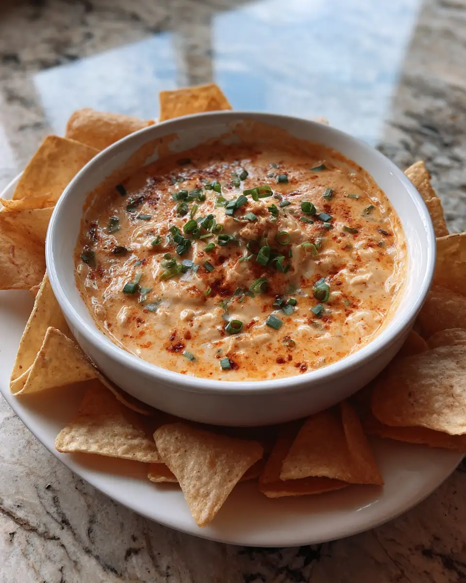 Final dish - Crockpot Queso Dip: The Ultimate Game Day Crowd-Pleaser