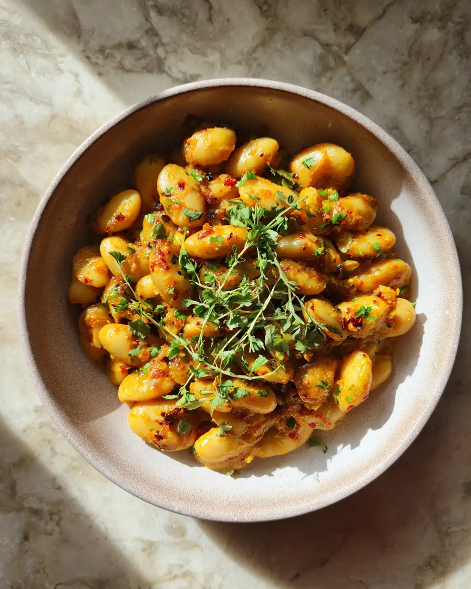 Creamy Curried Butter Beans: A Flavorful Twist on Comfort Food 6 Final dish - Creamy Curried Butter Beans: A Flavorful Twist on Comfort Food