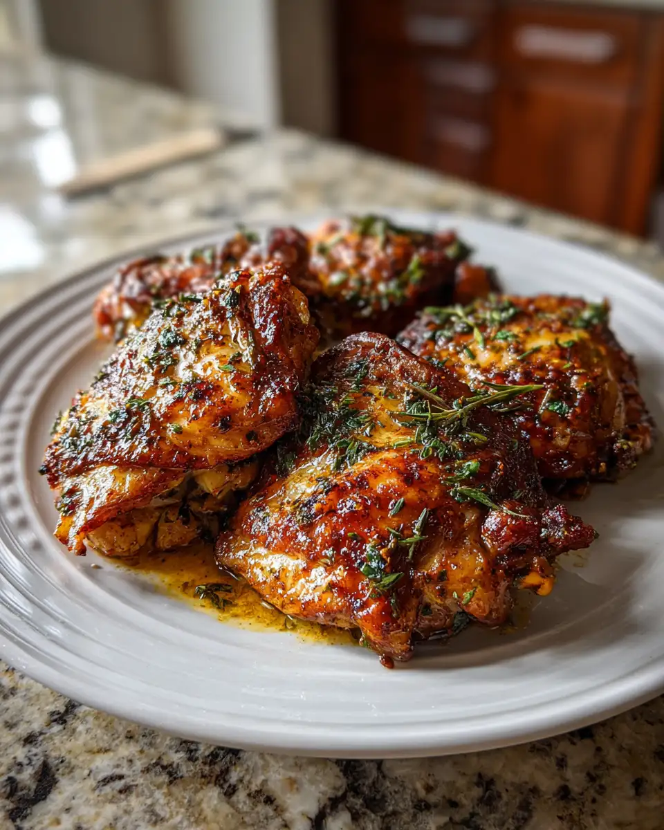 Final dish - Savor the Flavor: Mouthwatering Old Bay Chicken Thighs Delight
