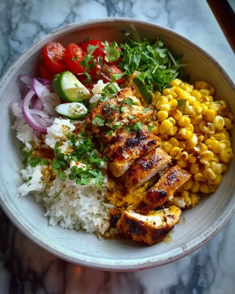 Street Corn Sensation: A Delicious Chicken Rice Bowl Recipe - Featured Image