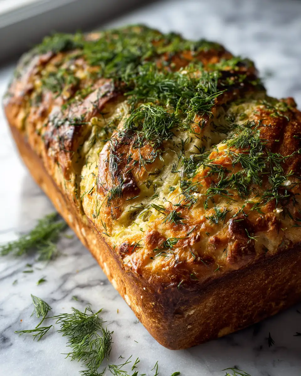 Dill Pickle Bread: A Tangy Twist on Homemade Loaves 6 Final dish - Dill Pickle Bread: A Tangy Twist on Homemade Loaves