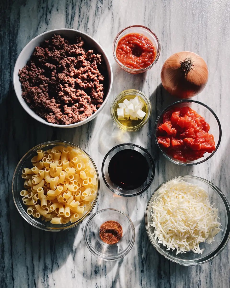 Ingredients for Effortless Ground Beef Dinner Ideas for Busy Weeknights