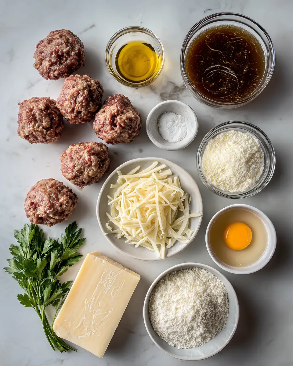 Ingredients for Savory Bliss: Discover the Magic of French Onion Meatballs