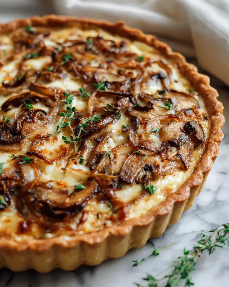 Savor the Symphony: French Onion Mushroom Tart Magic - Featured Image