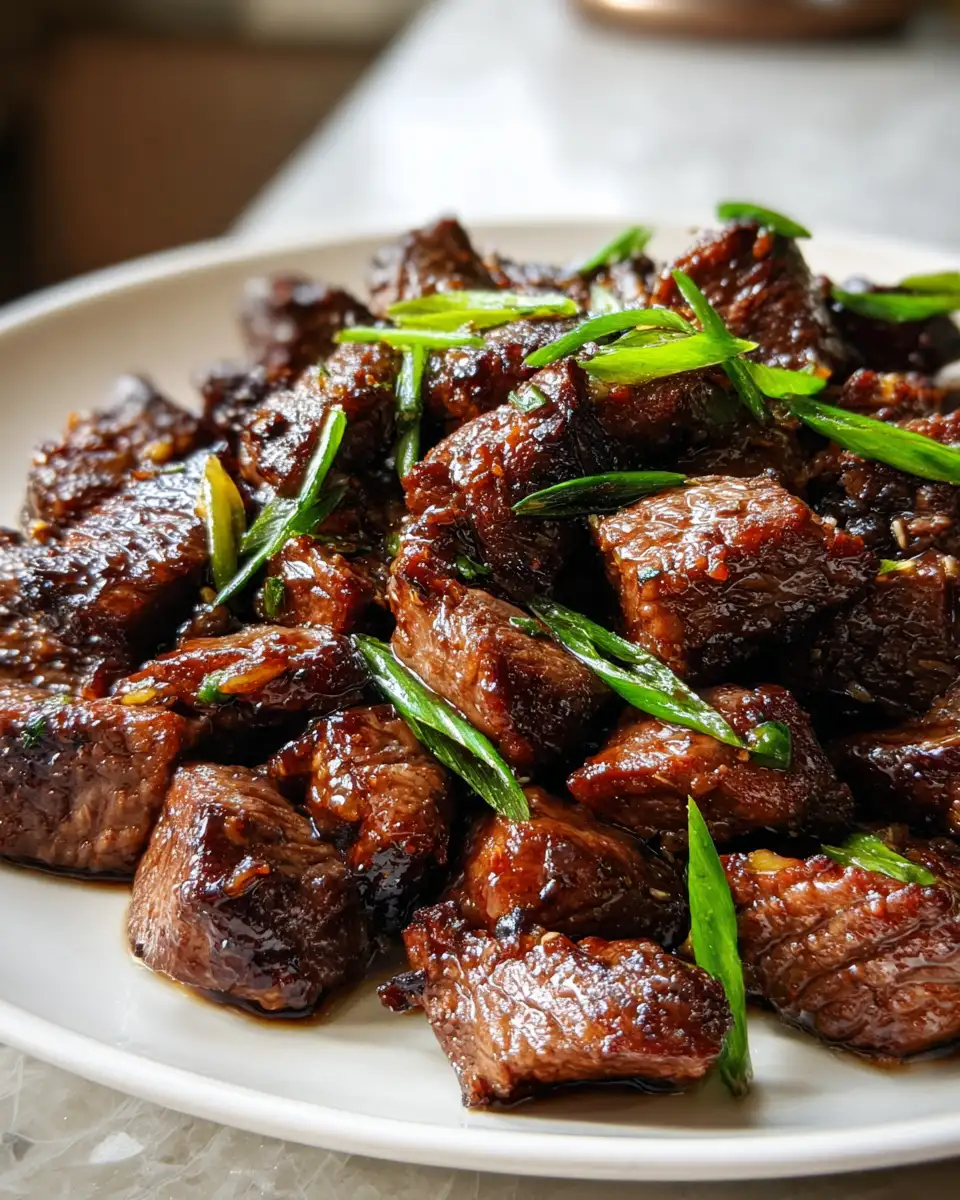 Sizzling Garlic Butter Beef Bites That Melt in Your Mouth 6 Final dish - Sizzling Garlic Butter Beef Bites That Melt in Your Mouth