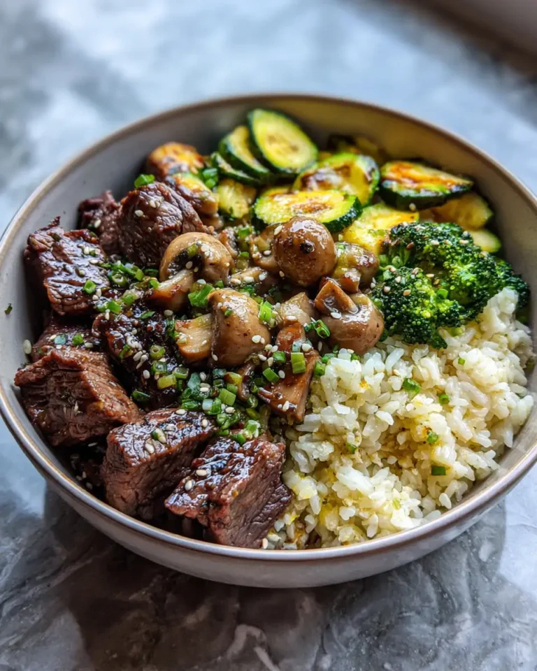Savor the Flavor: Irresistible Garlic Butter Beef Bowl Bliss - Featured Image