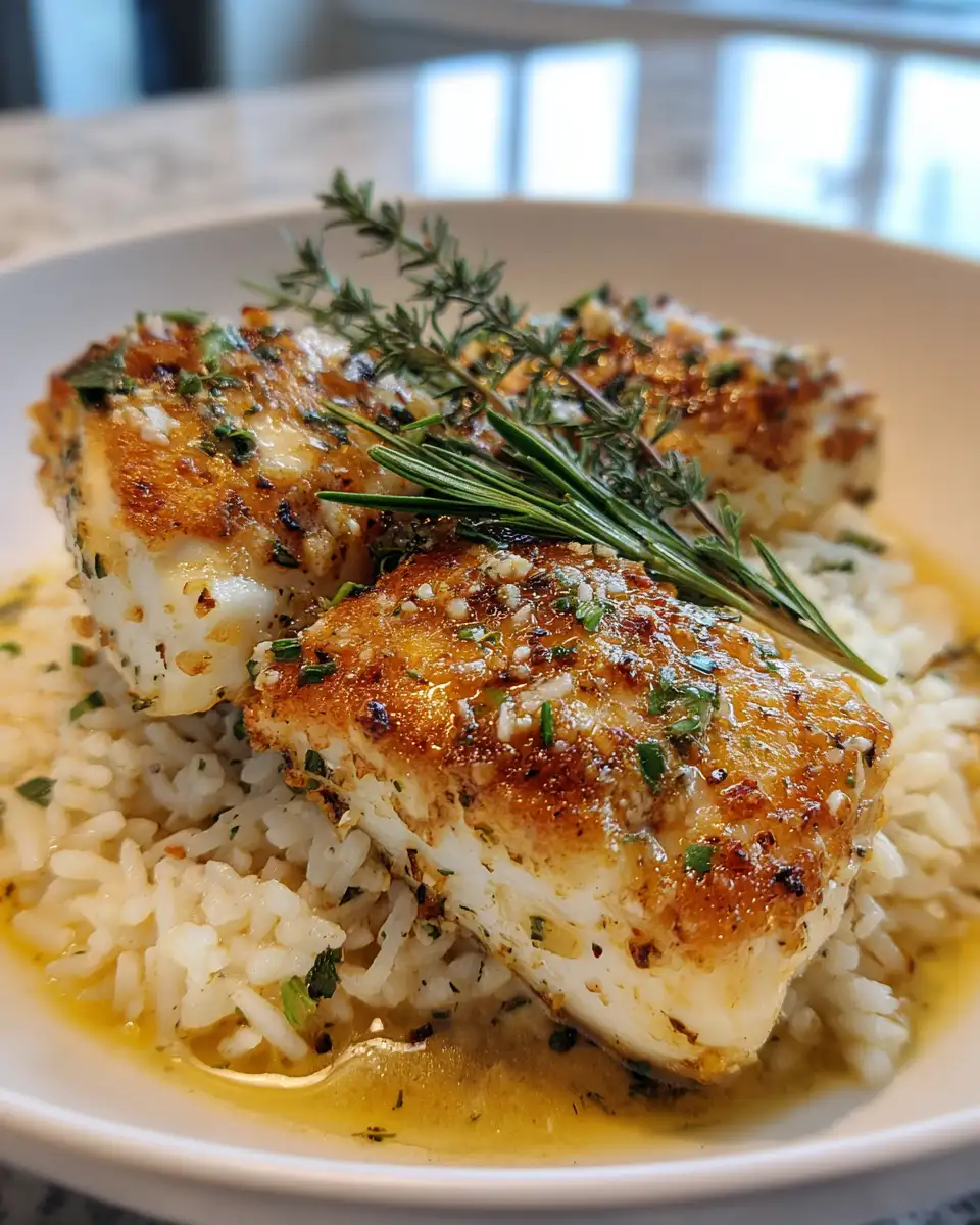Savor the Sea: Irresistible Garlic Butter Cod Recipe 6 Final dish - Savor the Sea: Irresistible Garlic Butter Cod Recipe