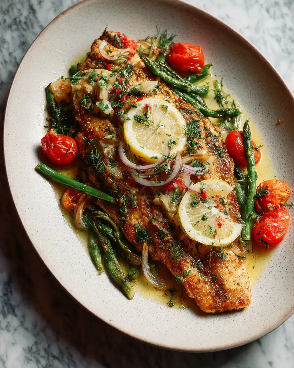 Final dish - Savor the Flavor: Irresistible Garlic Butter Fish Dinner Recipe