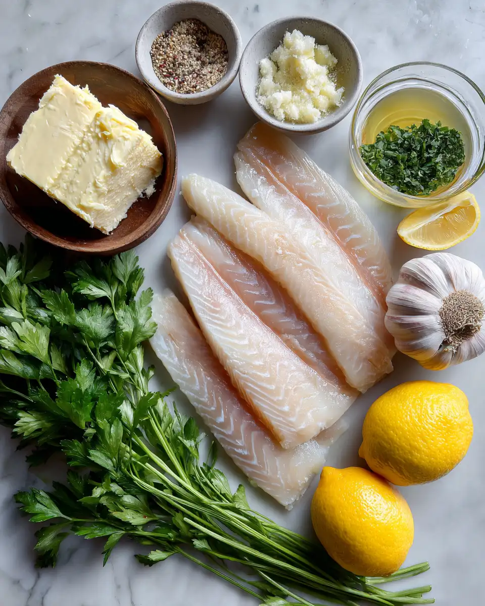 Ingredients for Savor the Flavor: Irresistible Garlic Butter Fish Dinner Recipe
