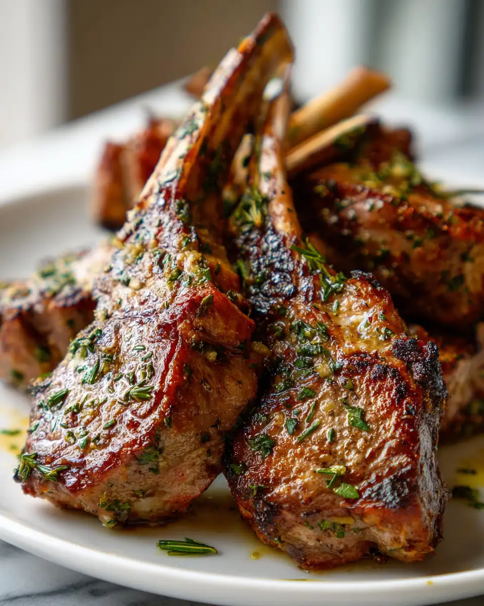Savor the Flavor: Garlic Butter Lamb Chops with Fresh Herbs - Featured Image