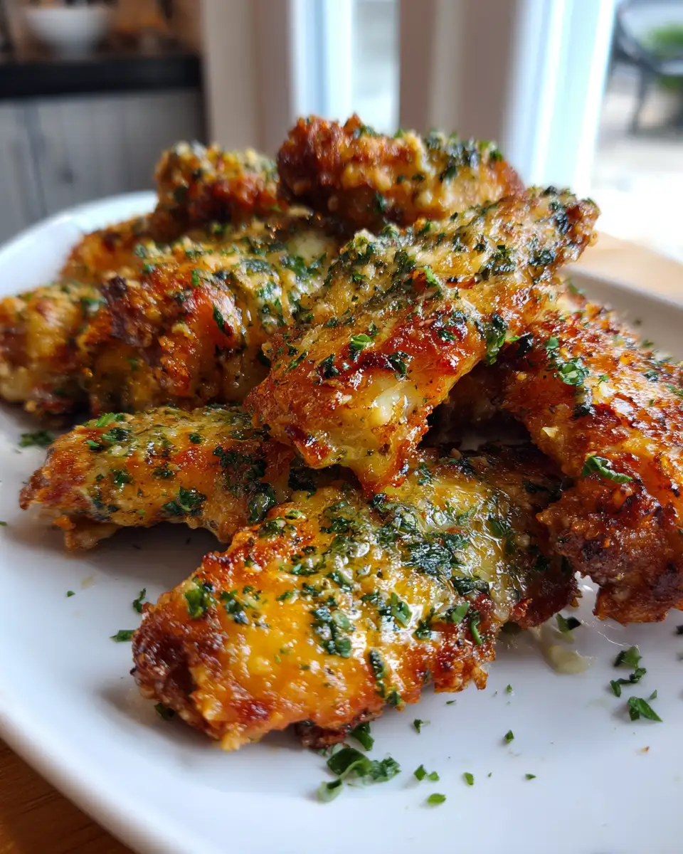 Irresistibly Crispy Garlic Butter Parmesan Wings That Will Wow Your Taste Buds - Featured Image