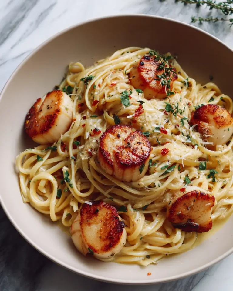 Decadent Garlic Butter Scallop Linguine: A Gourmet Delight - Featured Image