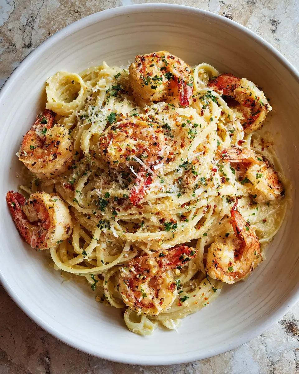 Savor the Flavor: Irresistible Garlic Butter Shrimp Pasta Delight - Featured Image