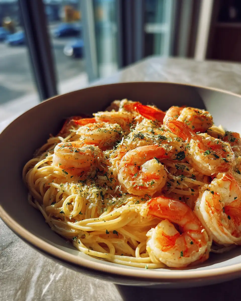 Heavenly Garlic Butter Shrimp Scampi Pasta: A Flavorful Twist on a Classic Dish - Featured Image