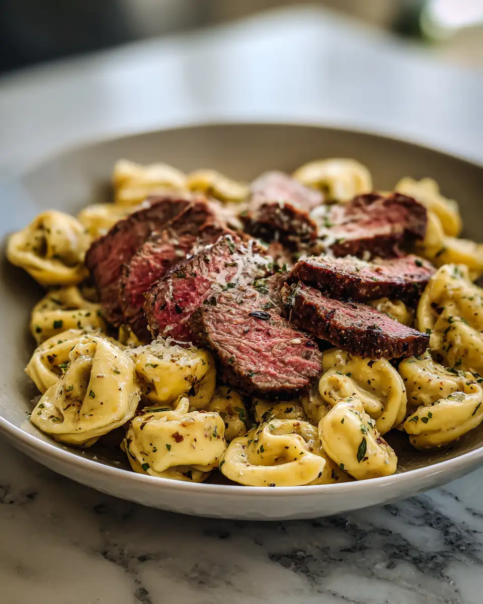 Sizzling Garlic Butter Steak Tortellini: A Flavorful Italian Indulgence - Featured Image
