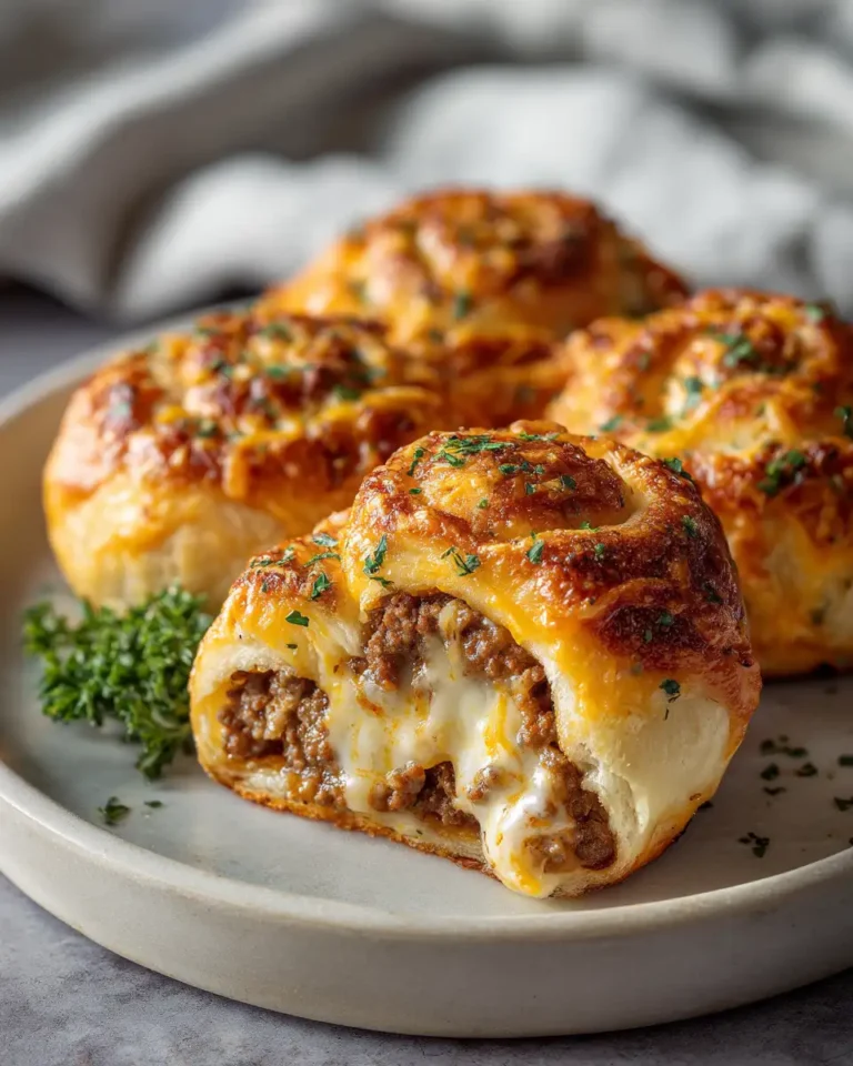 Irresistible Garlic Cheeseburger Rollups for the Ultimate Comfort Food Experience - Featured Image