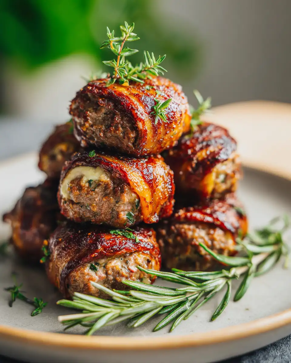 Final dish - Irresistible Garlic Cheeseburger Rollups for the Ultimate Comfort Food Experience