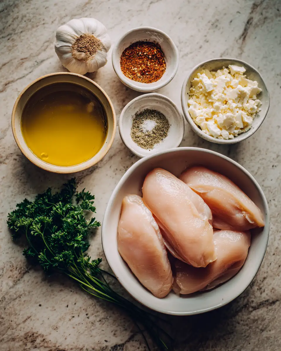 Ingredients for Savor the Simplicity: Easy Garlic Chicken Skillet Delight