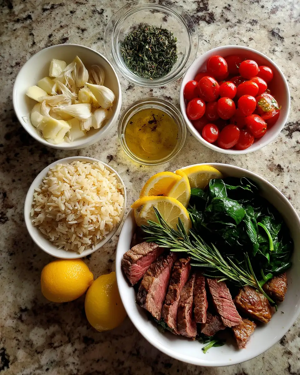 Savor the Flavor: Garlic Herb Butter Steak Bowl Bliss 4 Ingredients for Savor the Flavor: Garlic Herb Butter Steak Bowl Bliss