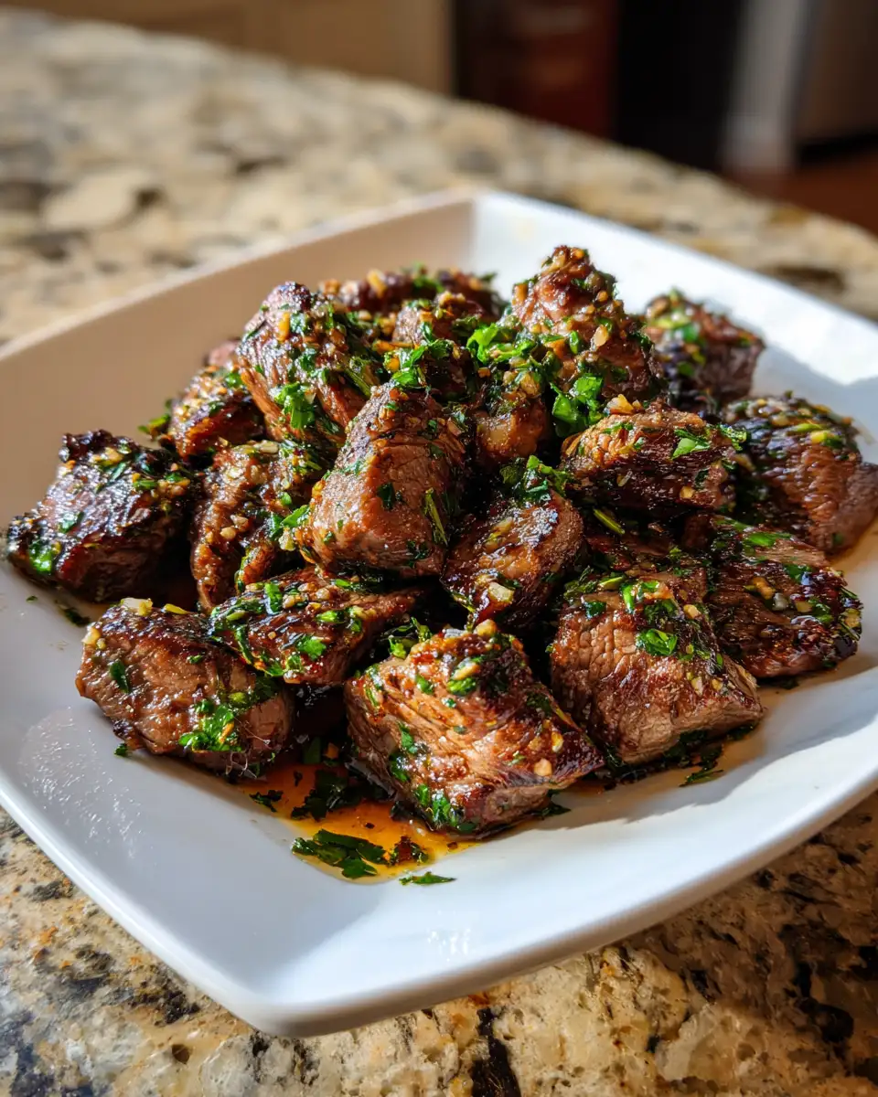 Sizzling Garlic Herb Steak Bites: Your Next Flavorful Obsession 6 Final dish - Sizzling Garlic Herb Steak Bites: Your Next Flavorful Obsession