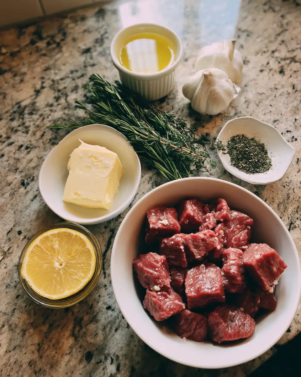 Sizzling Garlic Herb Steak Bites: Your Next Flavorful Obsession 4 Ingredients for Sizzling Garlic Herb Steak Bites: Your Next Flavorful Obsession
