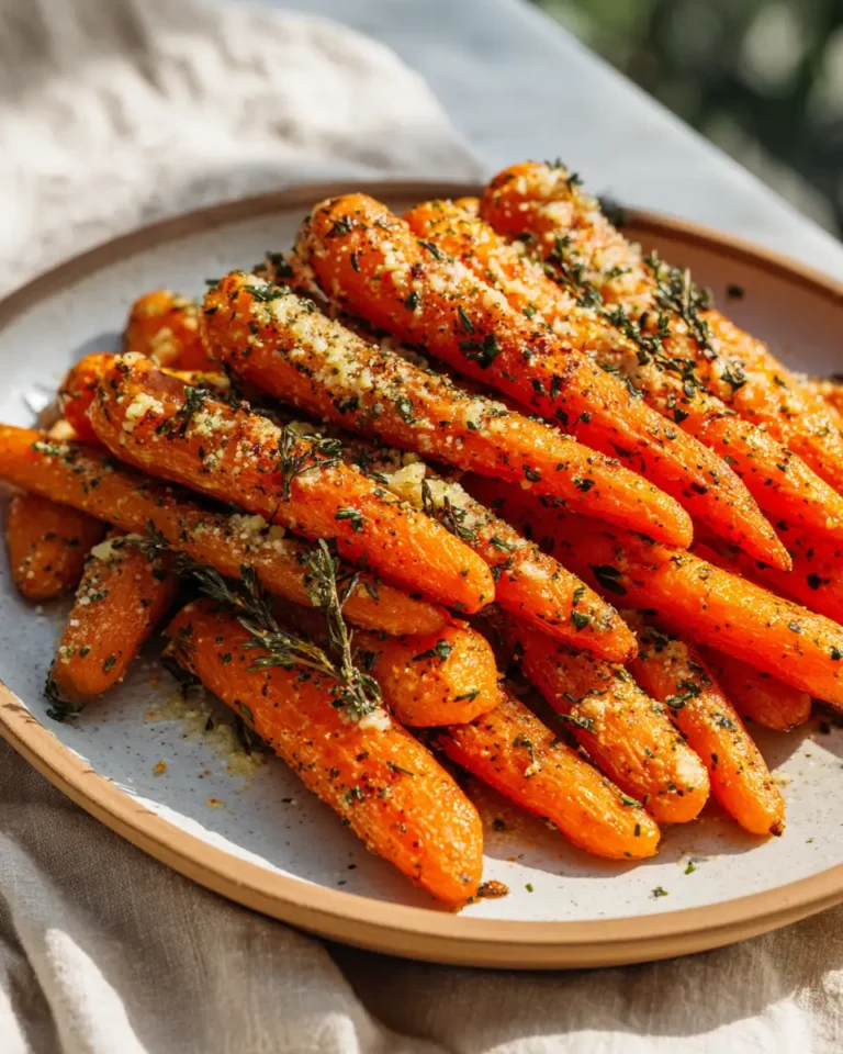 Irresistible Garlic Parmesan Roasted Carrots: A Flavorful Side Dish Sensation - Featured Image