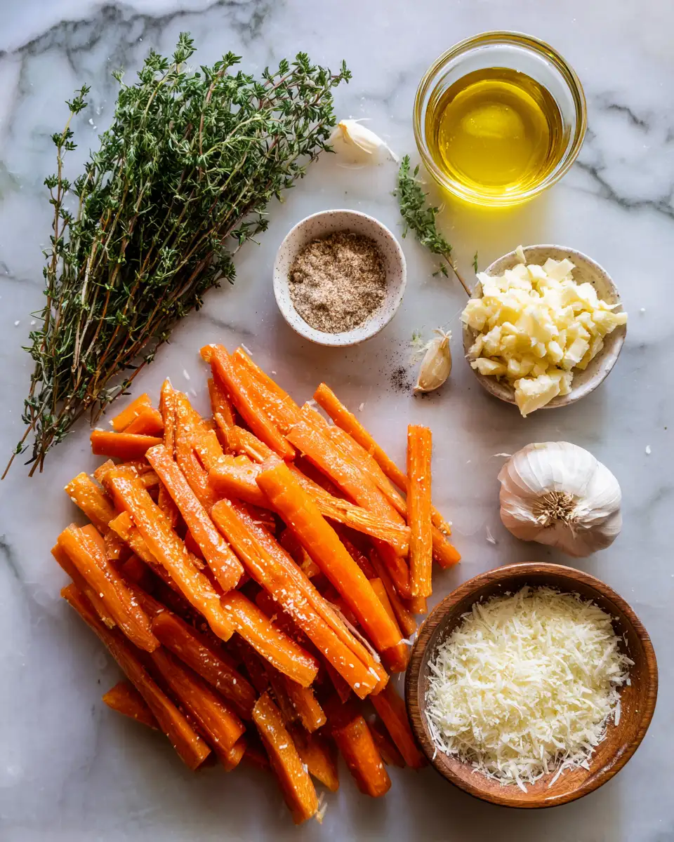 Irresistible Garlic Parmesan Roasted Carrots: A Flavorful Side Dish Sensation 4 Ingredients for Irresistible Garlic Parmesan Roasted Carrots: A Flavorful Side Dish Sensation