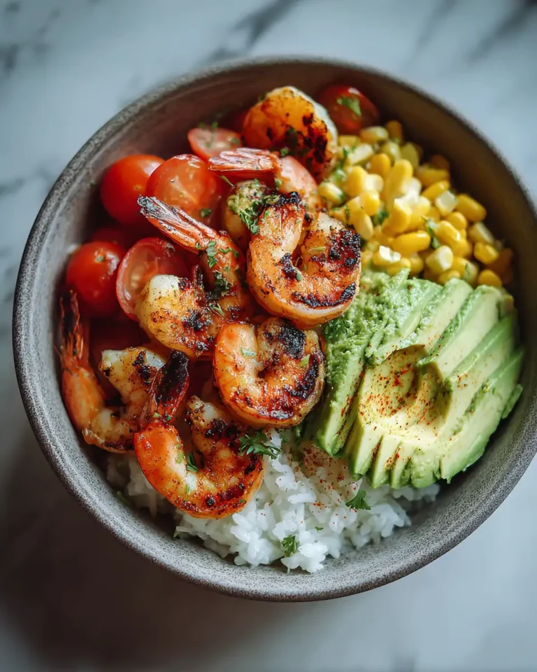 Savor the Flavor: Grilled Shrimp Bowl with Avocado Delight - Featured Image