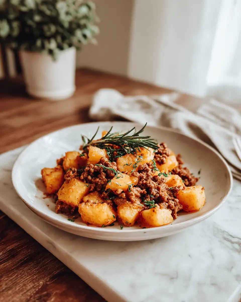 Savory Comfort: Ground Beef and Potatoes Delight - Featured Image