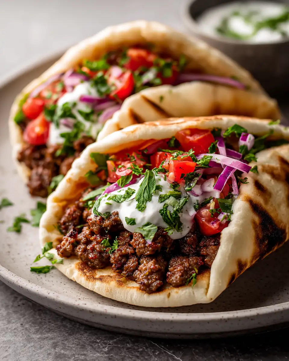Sizzling Ground Beef Pita Pockets: Your New Weeknight Favorite - Featured Image