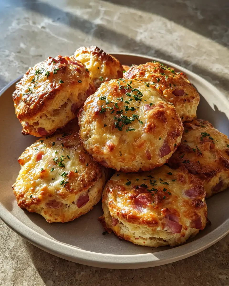 Irresistible Ham Cheese Butter Biscuits: A Savory Delight - Featured Image