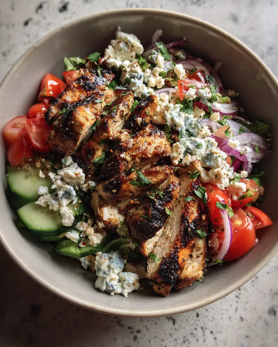 Wholesome & Flavorful: Dive into Healthy Chicken Gyro Bowls 6 Final dish - Wholesome & Flavorful: Dive into Healthy Chicken Gyro Bowls