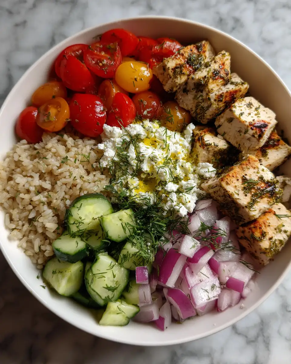 Wholesome & Flavorful: Dive into Healthy Chicken Gyro Bowls 4 Ingredients for Wholesome & Flavorful: Dive into Healthy Chicken Gyro Bowls