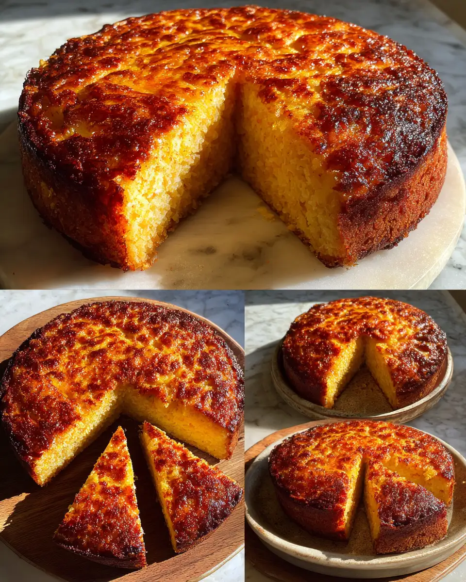 Final dish - Golden Indulgence: Honey Butter Skillet Cornbread Bliss
