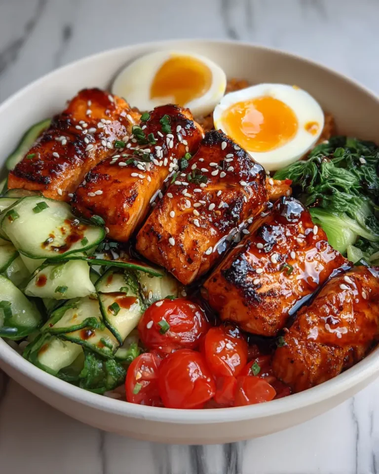 Irresistible Honey Garlic Salmon Bowl: A Sweet and Savory Delight - Featured Image